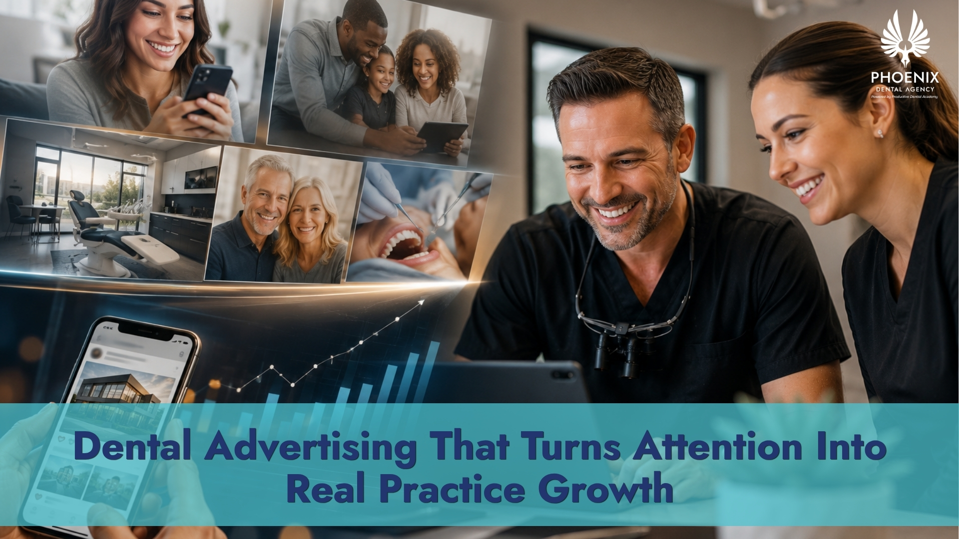 Effective dental advertising goes beyond clicks. Learn how Phoenix Dental Agency helps practices attract ideal patients through strategic PPC, digital advertising, and targeted marketing campaigns.