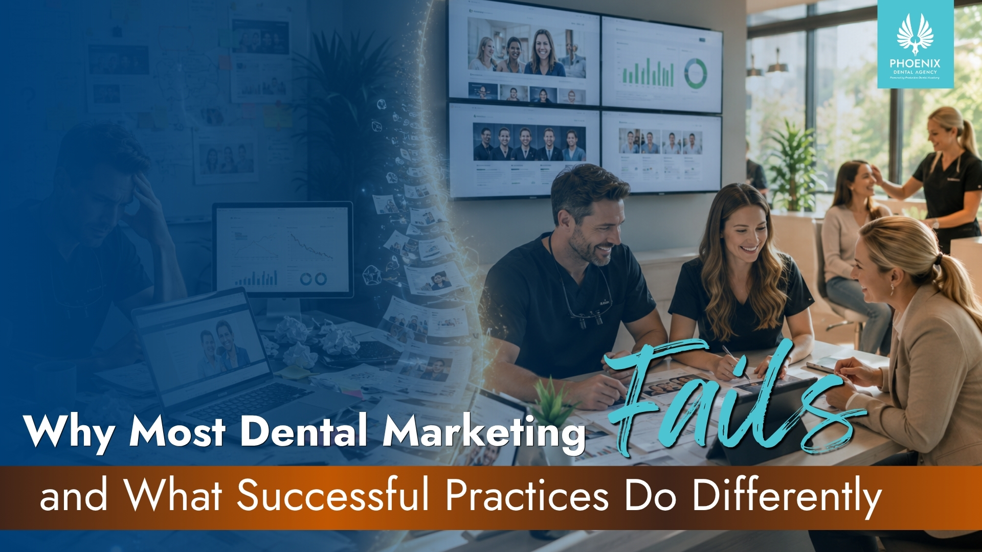 Discover why most dental marketing fails and how Phoenix Dental Agency helps practices build strategic marketing systems that improve patient growth, retention, and lead generation.